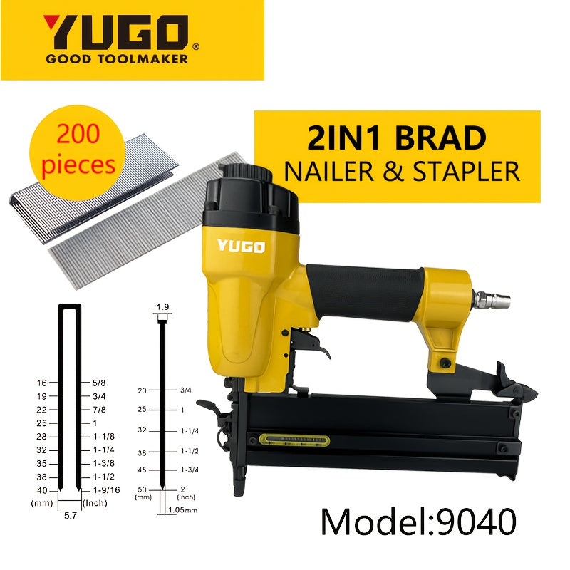 2-in-1 Pneumatic Nail Gun