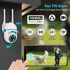 3 Pack 1080P Wireless Security Cameras by Snagg An Indoor Camera