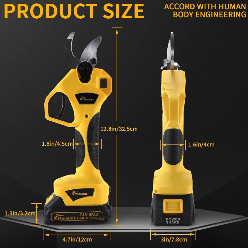 Heavy Duty 21V Cordless Electric Pruning Shears