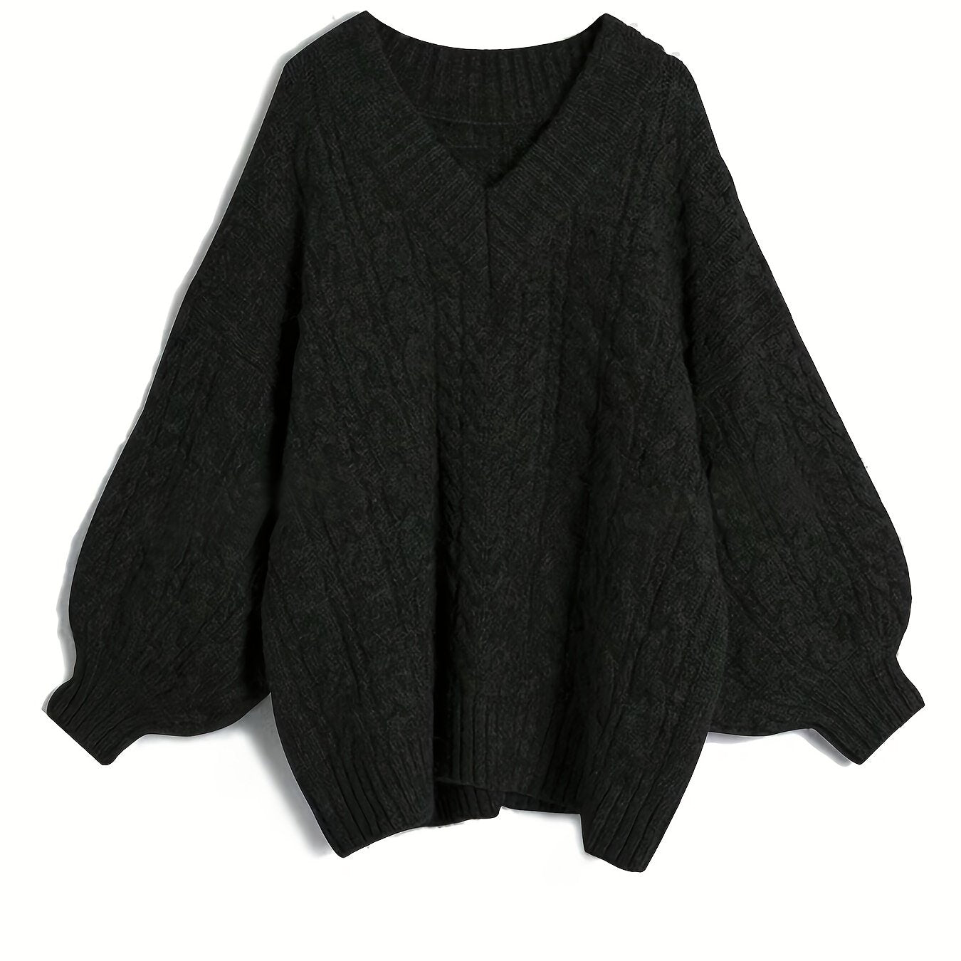 Plus Size Women’s V-Neck Sweater by Snagg A Top