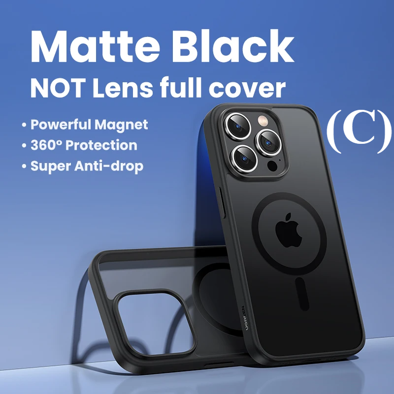 Magnetic Clear Case – iPhone 15 Series