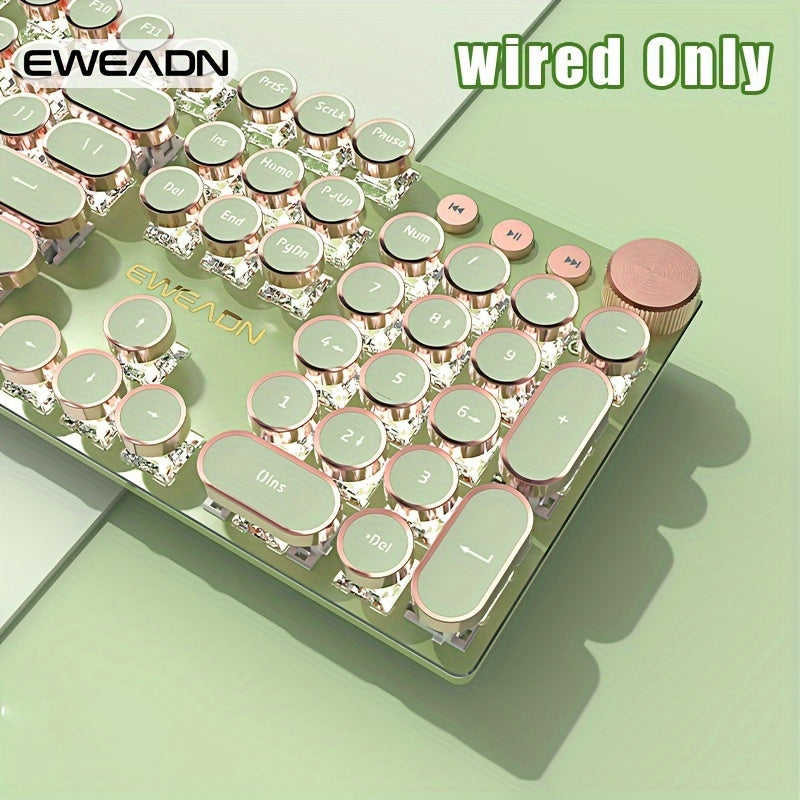 Retro Punk Mechanical Keyboard for PC & Laptop by Snagg A Keyboard