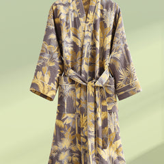 Men’s & Women’s Cotton Double Gauze Bathrobe by Snagg A Pajama