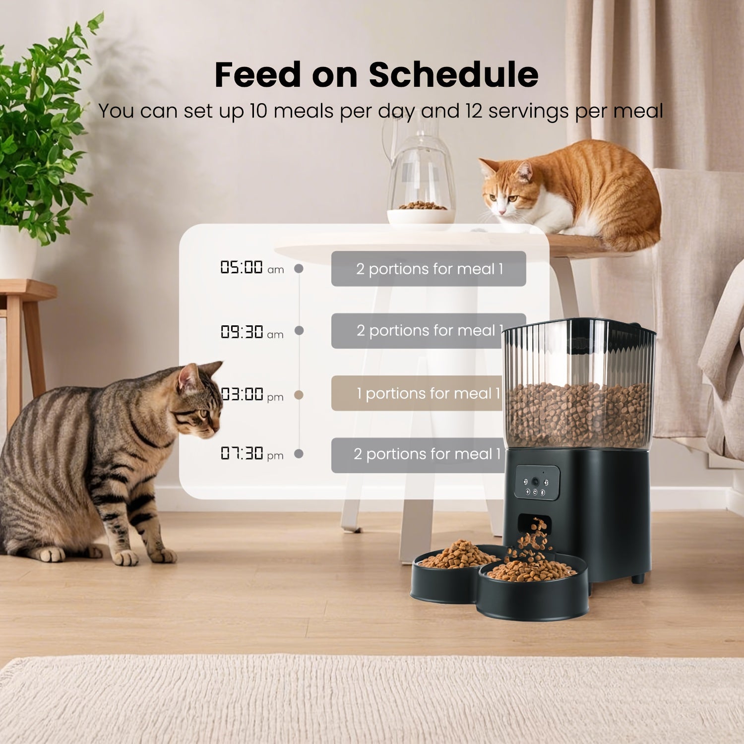 Smart Automatic Pet Feeder by Snagg A Feeder