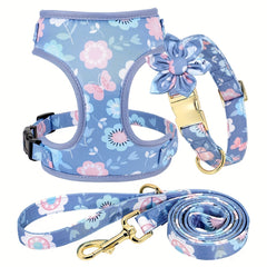 Pet Print Chest Harness 3-in-1 Set by Snagg A Harness