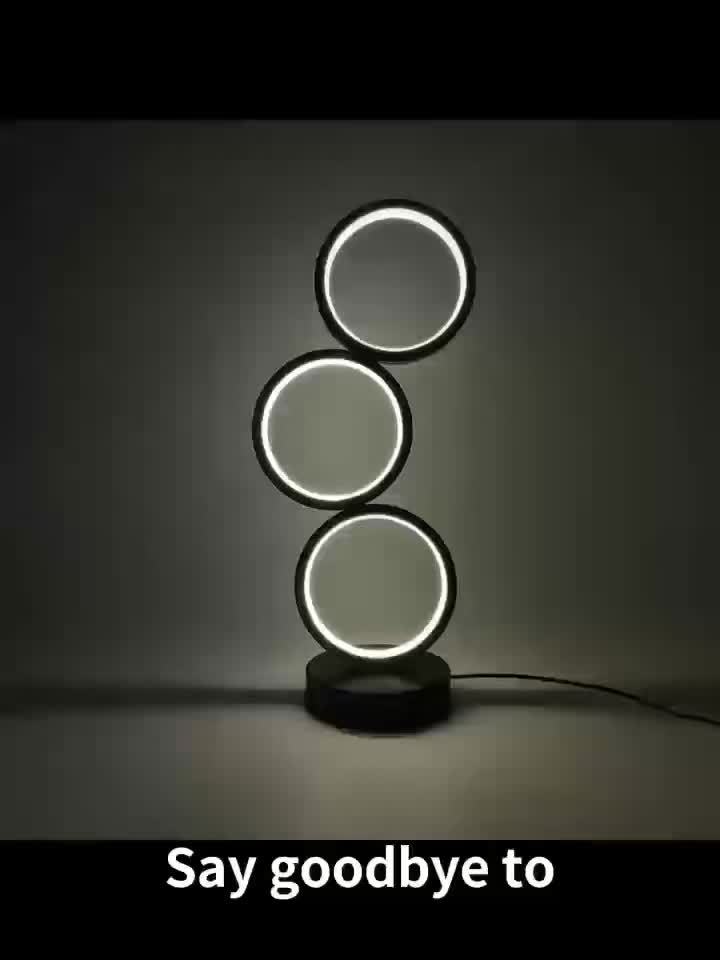 Modern 3 Ring USB Powered LED Table Lamp by Snagg A Table Lamp