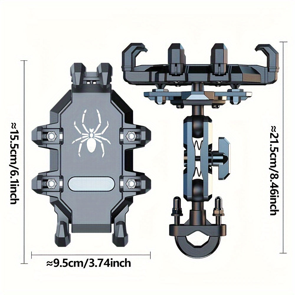 Aluminum Alloy Motorcycle Phone Mount by Snagg A Phone Holder