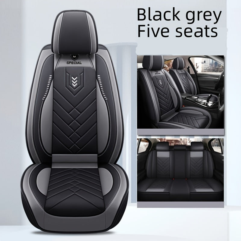 5 Seater All-Inclusive Car Seat Cover Set by Snagg A Seat Cover