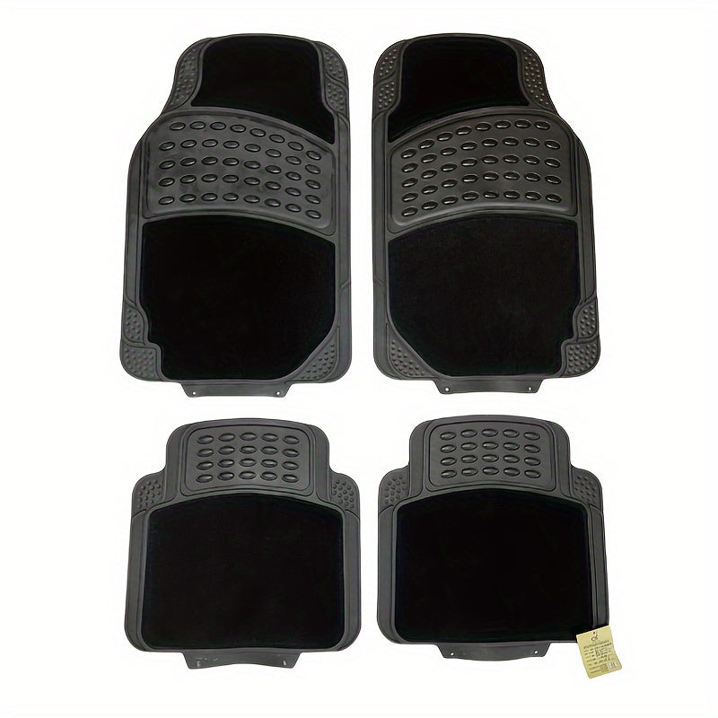 Universal PVC Car Floor Mats – 4pcs by Snagg A Floor Mat