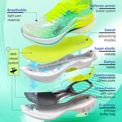 Carbon Plate Trail Racing Running Shoes – Marathon Stability Trainers