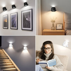 4 pcs USB Rechargeable LED Wall Sconces by Snagg A Wall Light