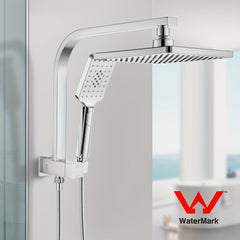 Chrome Shower Head Set by Snagg A Shower Head