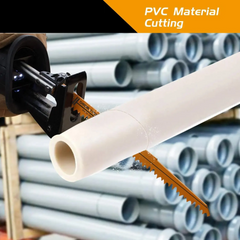 5PCS 9” Reciprocating Saw Blades – Wood & PVC Cutting, 5TPI CR-V Blades