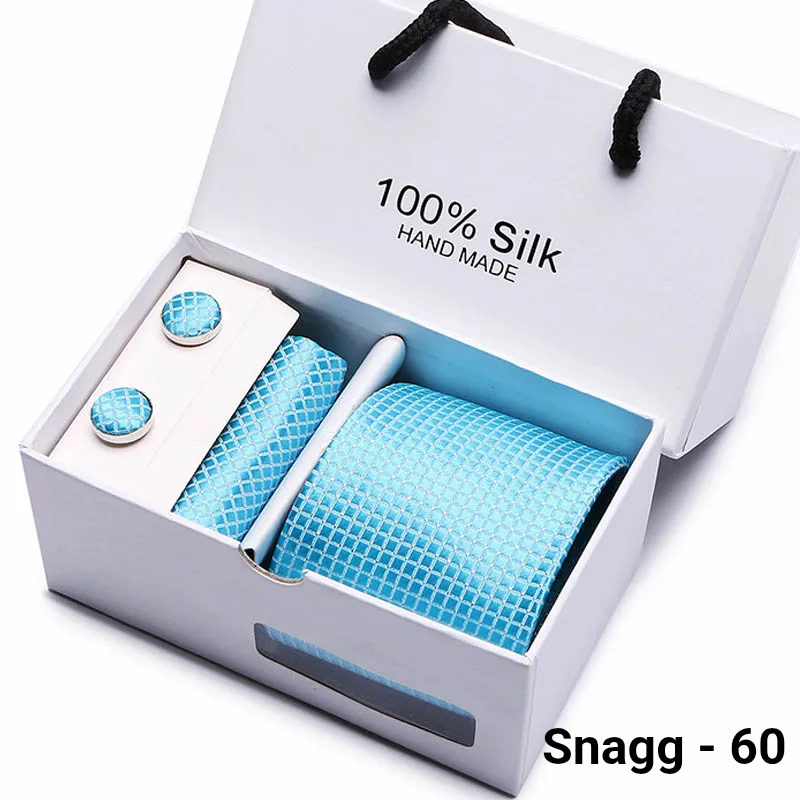 Luxury Silk Paisley Tie for Men — Extra-Long Woven Jacquard Necktie Suits & Weddings - Snagg - 60 - Others In Fashion