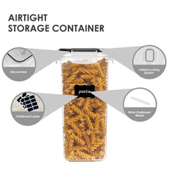6pcs Airtight Food Storage Containers by Snagg A Container