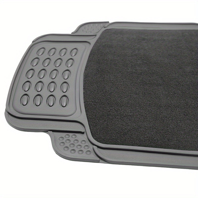 Universal PVC Car Floor Mats – 4pcs by Snagg A Floor Mat