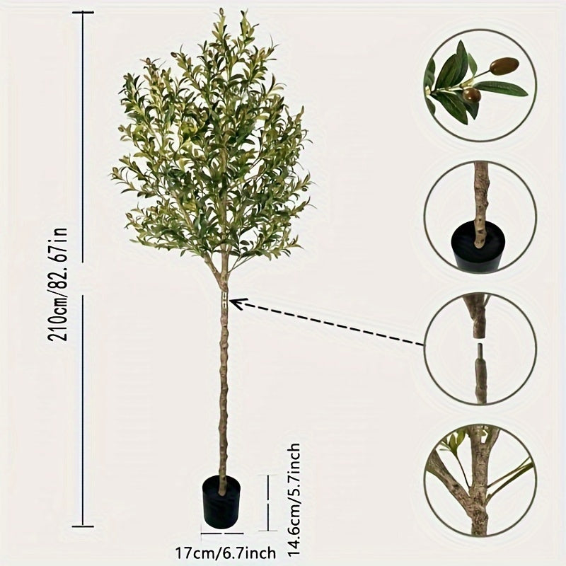 Artificial Olive Tree with Planter by Snagg A Plant
