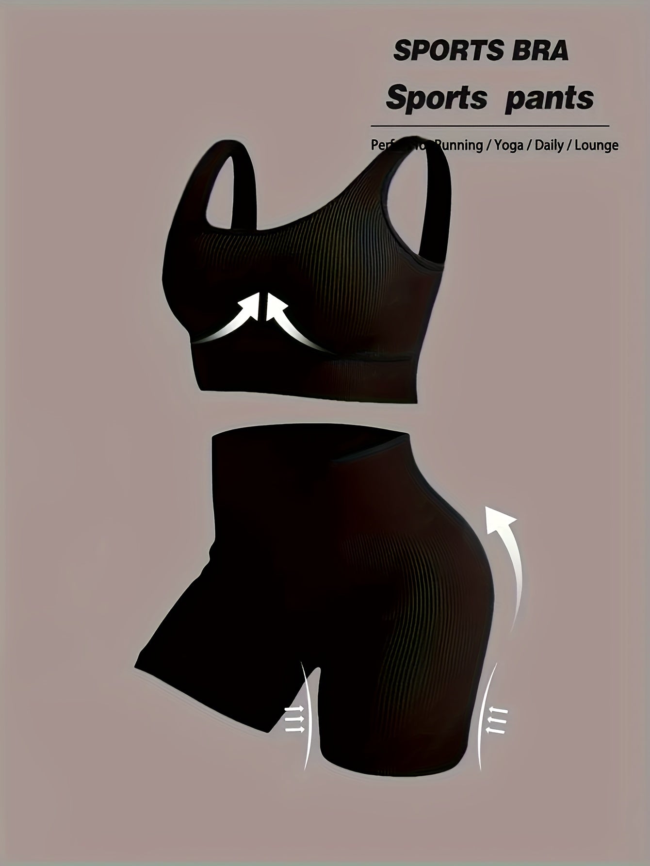 Women’s High-Elasticity Yoga Tank & Shorts Set by Snagg A Short