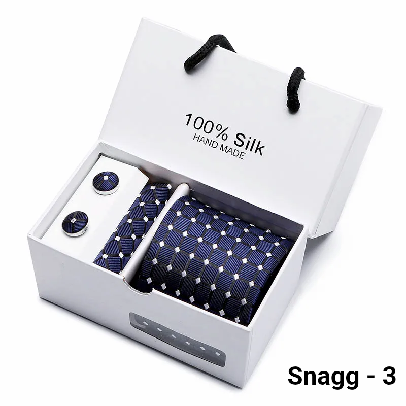 Luxury Silk Paisley Tie for Men — Extra-Long Woven Jacquard Necktie Suits & Weddings - Snagg - 3 - Others In Fashion