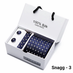 Luxury Silk Paisley Tie for Men — Extra-Long Woven Jacquard Necktie Suits & Weddings - Snagg - 3 - Others In Fashion