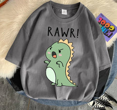 " Rawr! Dinosaur" Tee Soft Everyday Streetwear T - SnaggIt