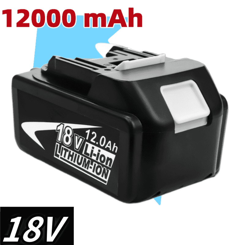 1 / 2 / 4 Pack 18 V 12.0 Ah Lithium-Ion Batteries — Replacement for Makita 18 V Cordless Tools