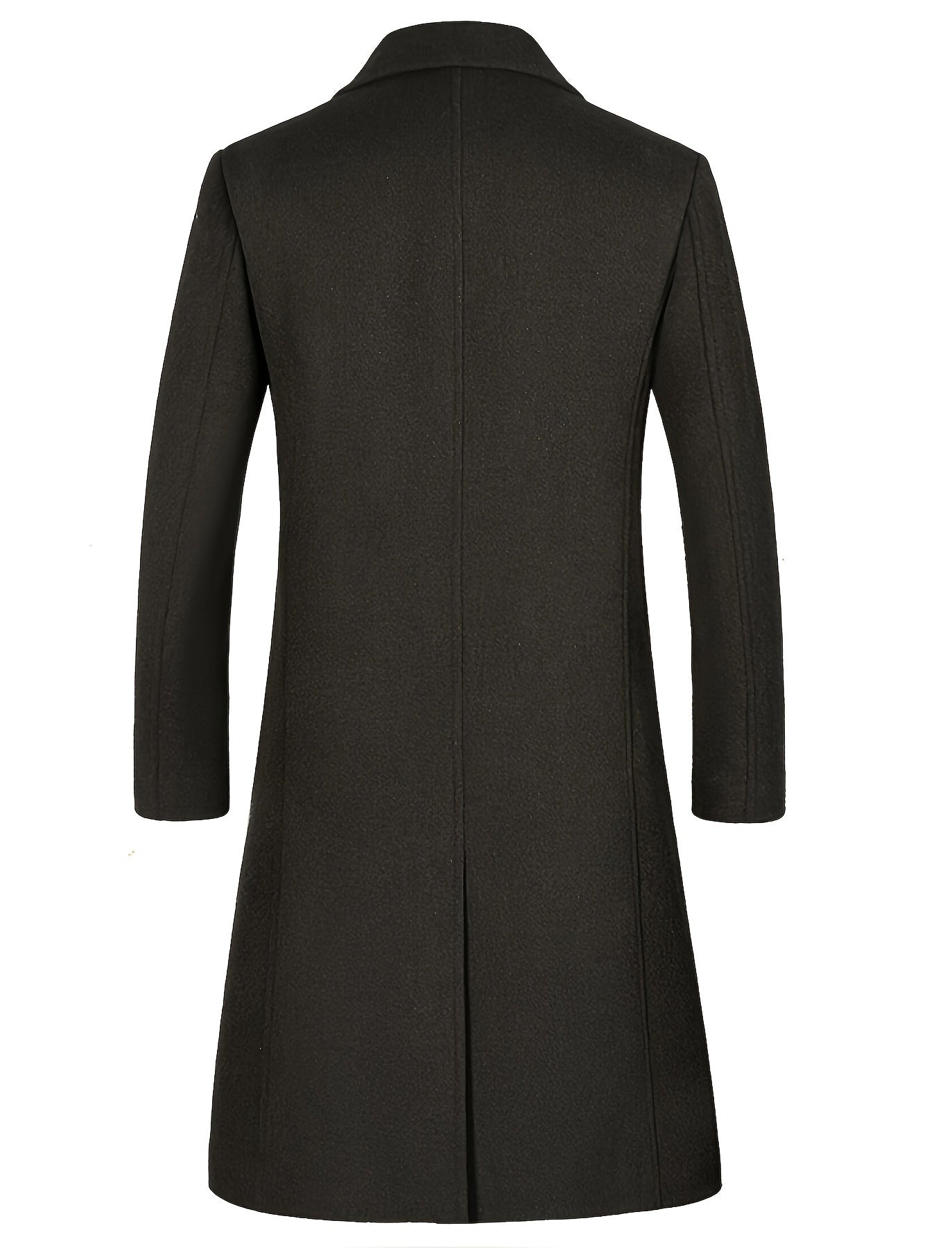 Stylish Wool Blend Men’s Retro Long Coat by Snagg A Coat