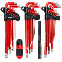 30-Piece Long Arm Hex & Torx Key Wrench Set