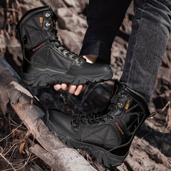 Men's High Top Work Boots with Steel Toe Protection by Snagg A Safety Shoes