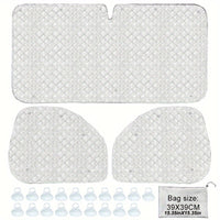 RV Sunshade Set Windshield & Side Window Covers by Snagg A Car Cover