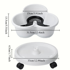 Stackable 3 Tier Flower Pot Set by Snagg A Pot