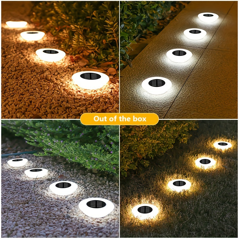 8pcs Solar Ground Lights – IP44 Waterproof Outdoor Pathway by Snagg An Outdoor Light