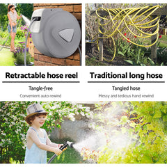 20M Retractable Garden Hose Reel