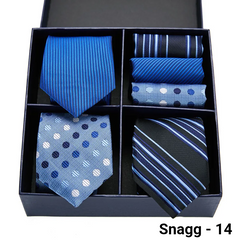Luxury Men’s Silk Tie Set 3 Style Box
