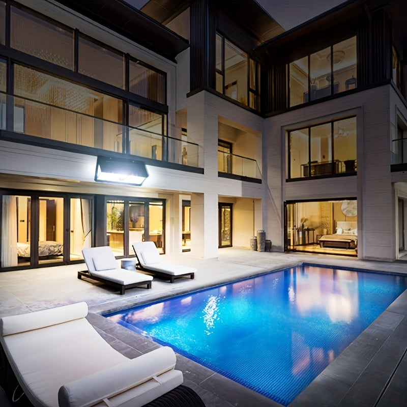 4pcs Outdoor Motion Sensor LED Solar Wall Lights by Snagg An Outdoor Light