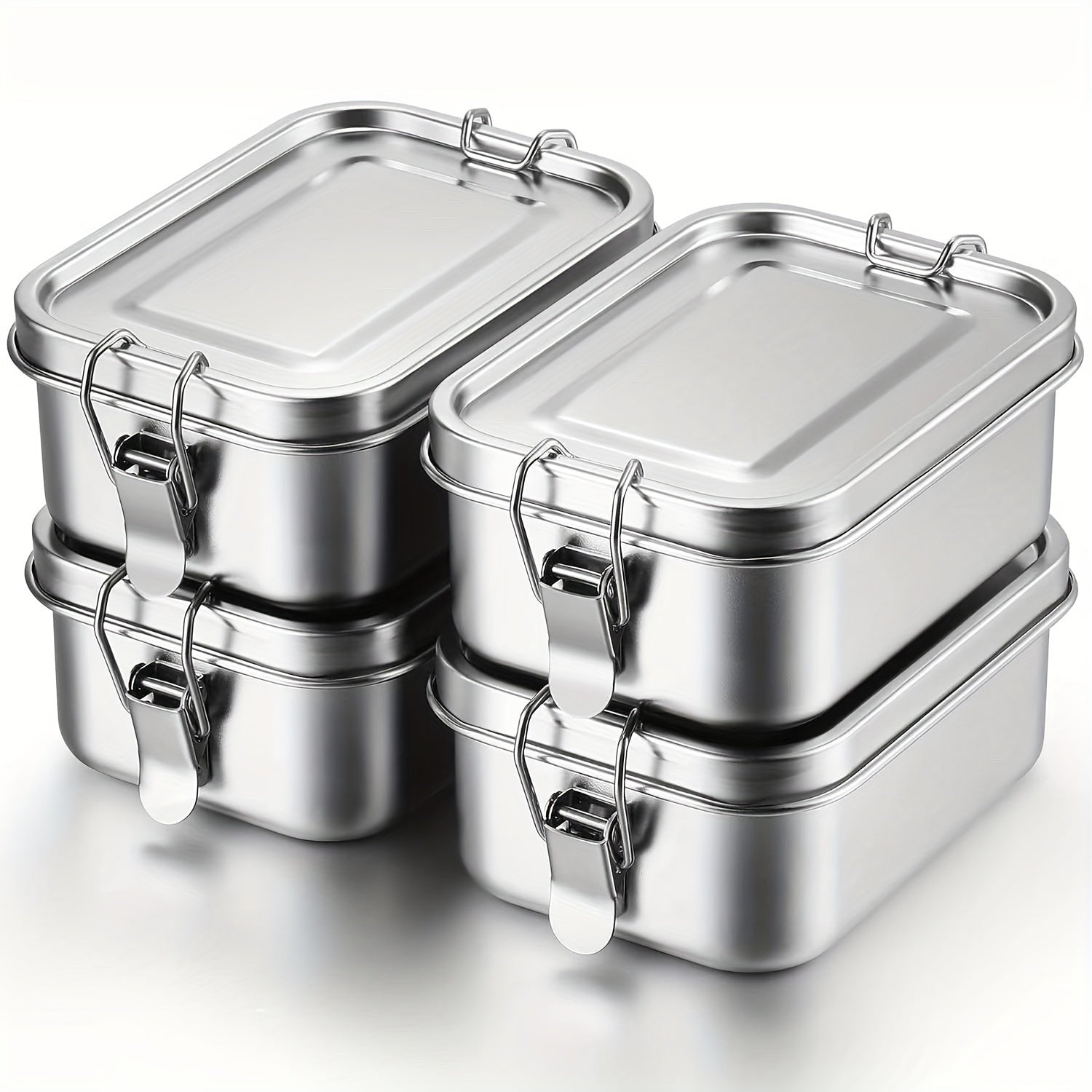 5pcs 850ml Stainless Steel Lunch Box Set by Snagg A Container