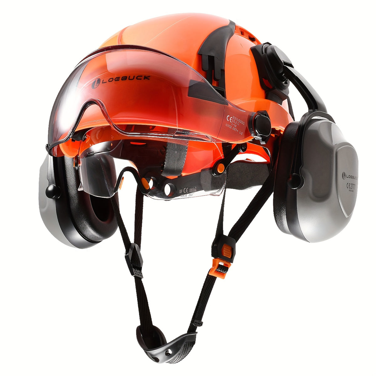 Safety Helmet with Sun Visor & Ear Protection by Snagg A Safety Helmet