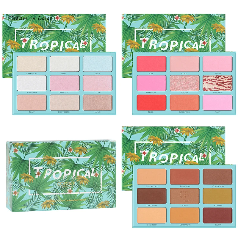 Professional 27 Color 3 in 1 Face & Eye Artistry Collection – Modular Contour, Highlighter & Blush Mega Palette