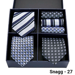 Luxury Men’s Silk Tie Set 3 Style Box