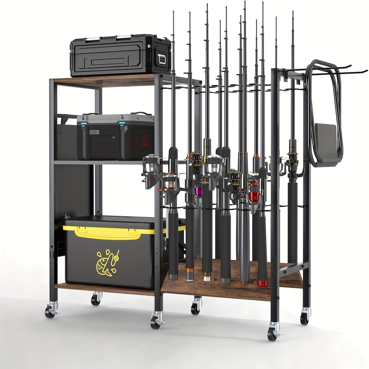 3 Tier Fishing Rod Holder Cart by Snagg A Rack