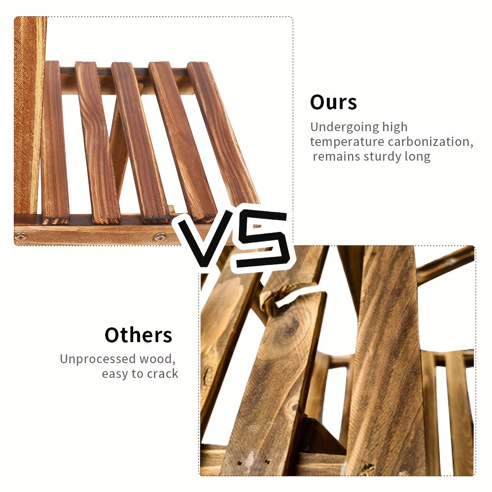 9 Tier Wooden Plant Stand by Snagg A Rack