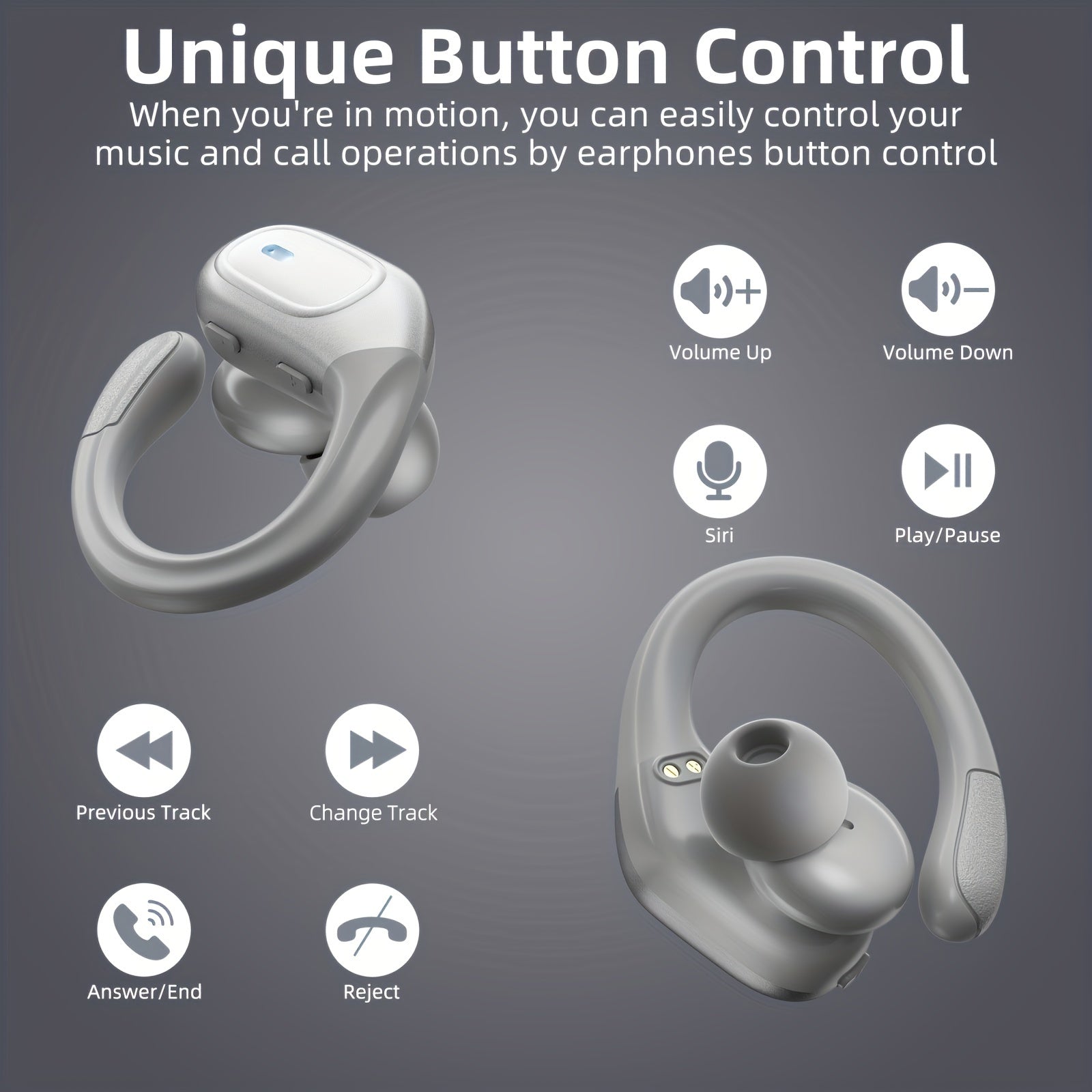 Wireless 5.3 Earbuds – 78H Playtime with LED Display by Snagg An EarBud