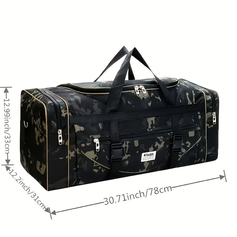 Large Camouflage Duffel Bag