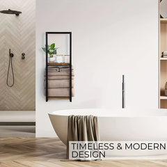 2 Layer Iron Wall-Mounted Towel Rack by Snagg A Rack