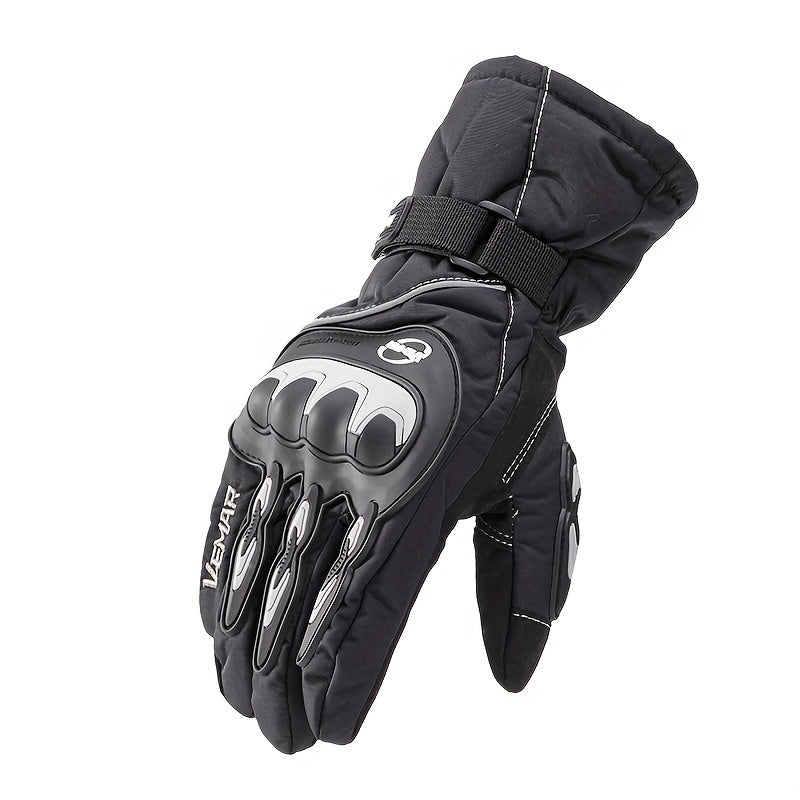 Touchscreen Riding Gloves with Reinforced Palm & Adjustable Strap by Snagg A Motorcycle Gloves