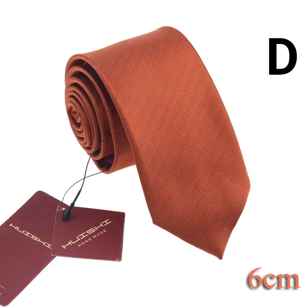 Men’s Slim Tie - Classic Solid & Striped Designs Fashionable Business Neckwear - D - 6 Cm - Others In Fashion