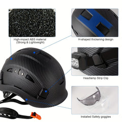 Carbon Fiber Pattern Safety Helmet by Snagg A Safety Helmet
