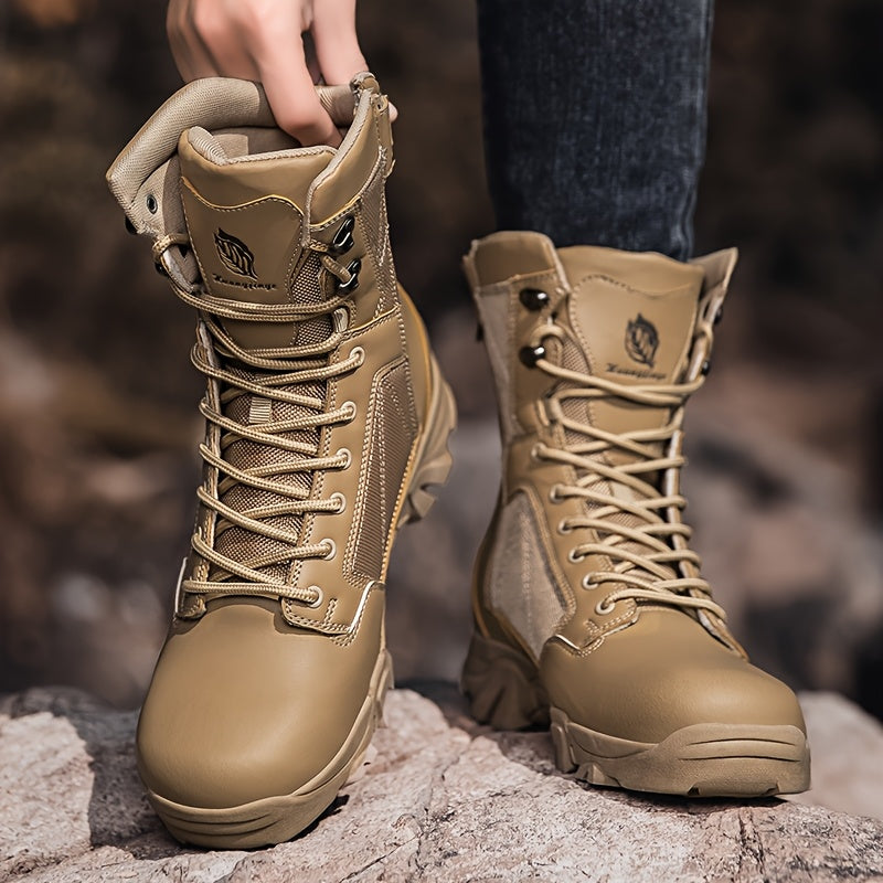 Men's High Top Work Boots with Steel Toe Protection by Snagg A Safety Shoes