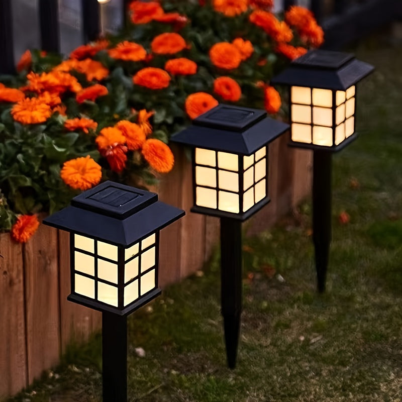 8 Pack Outdoor Lawn & Patio Decorative Lanterns Solar LED Garden Lights by Snagg An Outdoor Light