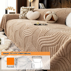 Oversized, Soft & Durable Plush Sofa Cover by Snagg A Sofa Cover